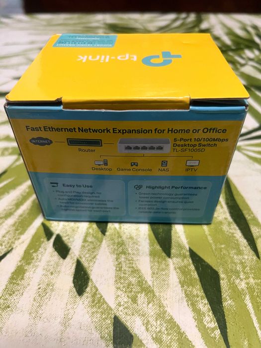 5 портов суич TP-Link