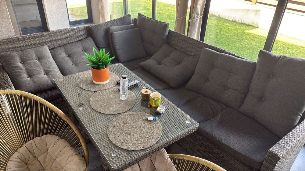 Set coltar si masa terasa/gradina