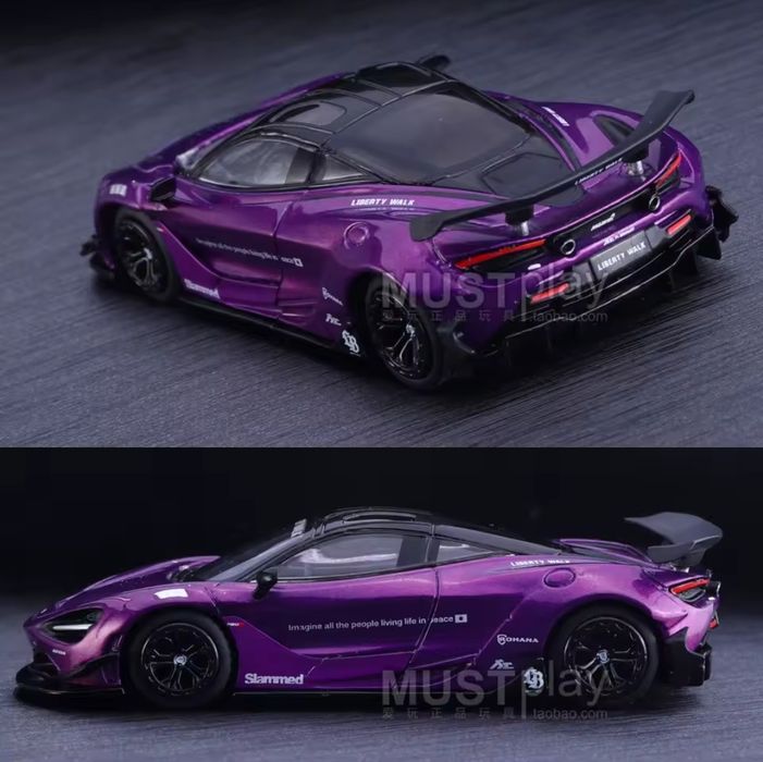 Mini GT 1:64 McLaren 720S LB*Works - Purple