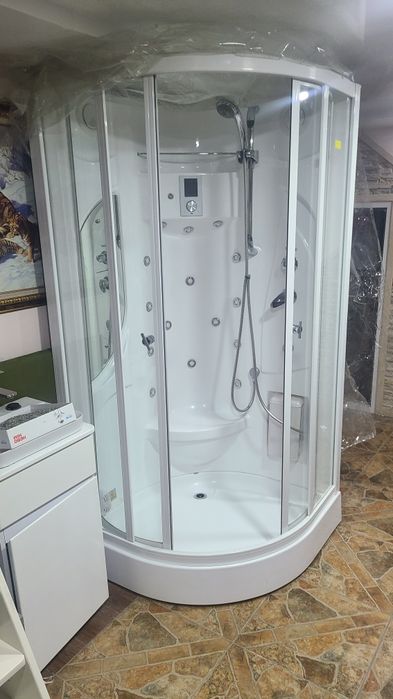 Душевая кабина + сауна + массажный функции