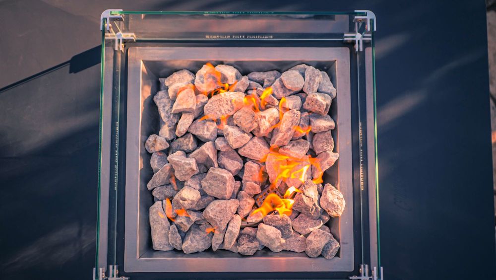 Модерна дизайнерска маса - Огнена маса Engasco Slava Low