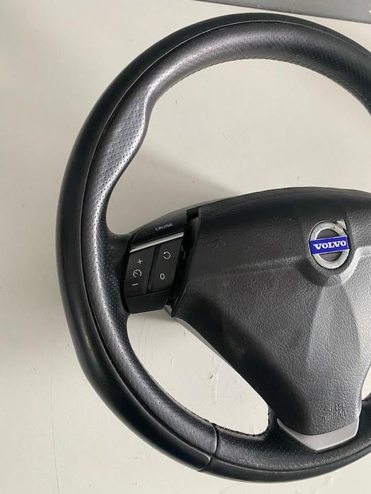 Volan piele sport cu airbag R-DESIGN VOLVO XC90 2003-2007 30723444 30754311 30756165 31332812