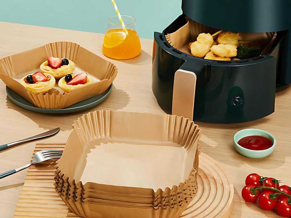 Хартия за печене за фритюрник, Еърфрайър, AirFryer, 50 броя в комплект