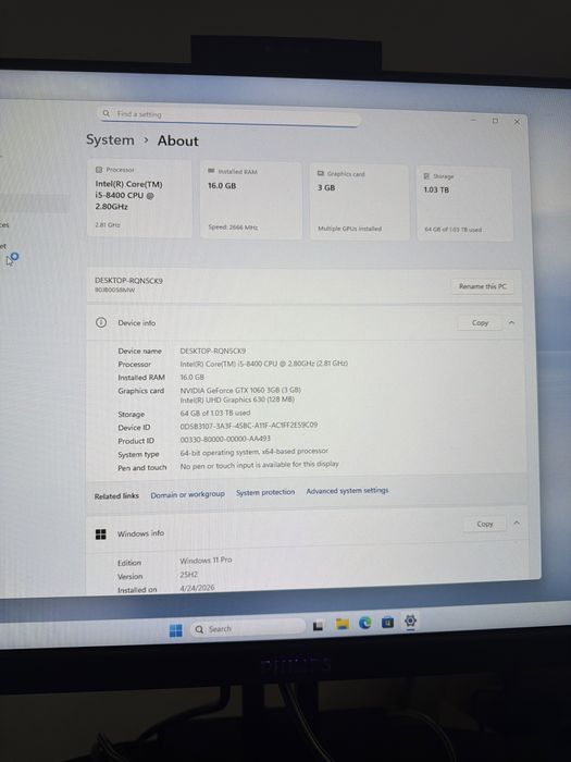 Calculator Gaming Lenovo Legion i5, 16gb nvidia ssd