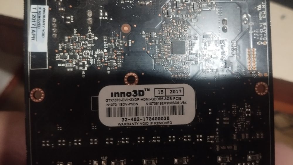 Видео карта Gtx 1070