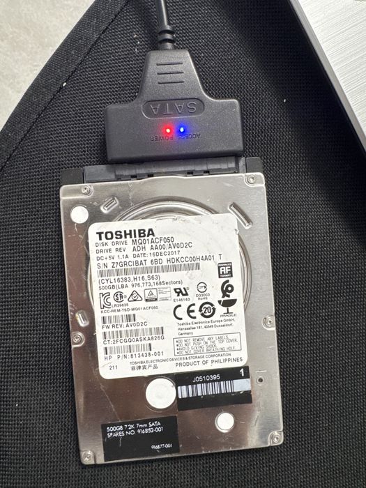 HDD laptop Toshiba 500GB