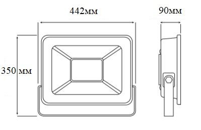 LED Прожектор 300W 34500lm с 2 г.гаранция Мощен