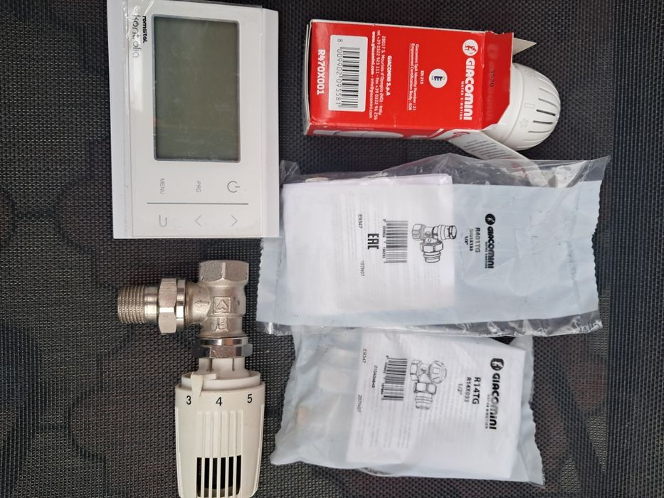 Termostat camera+kit Giacomini+robinet termostatat