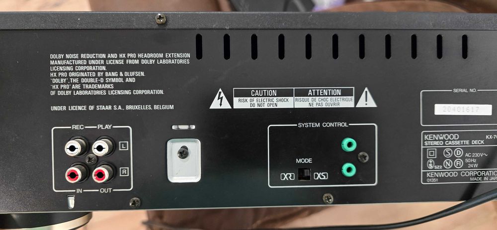 Vând deck Kenwood KX-7030 - Necesita Schimbare Curele