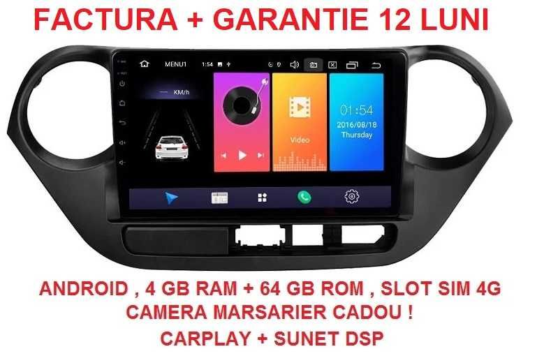 Navigatie Hyundai i10 ( 2013 - 2021 ) 4GB Garantie Camera Marsarier