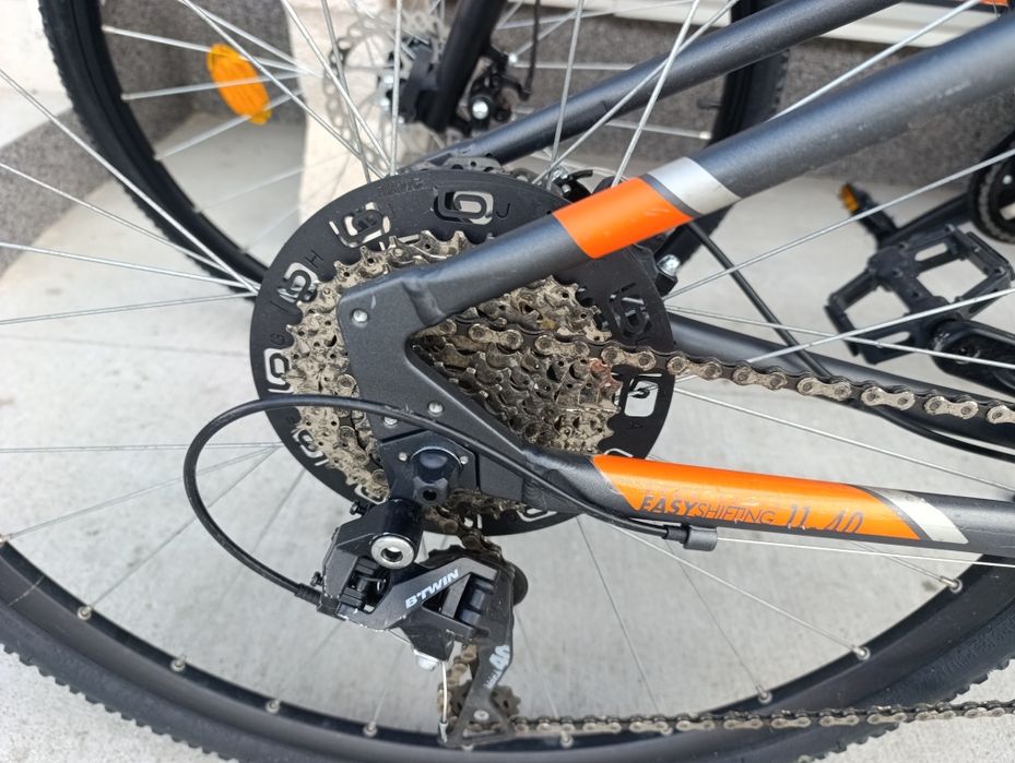 Трекинг велосипед Riverside 700, сиво/зелено 28/XL,L