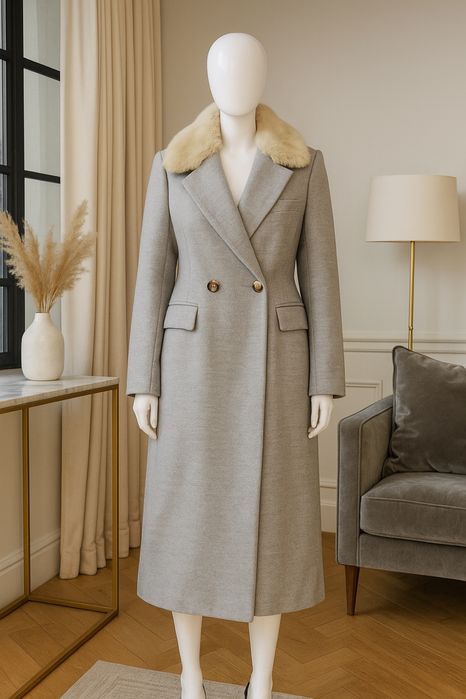 Пальто Topshop новое серое