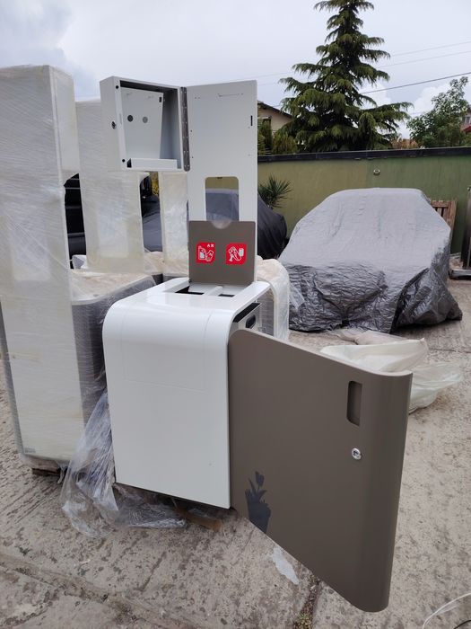 Кош за отпадъци за бензиностанция, автомивка.