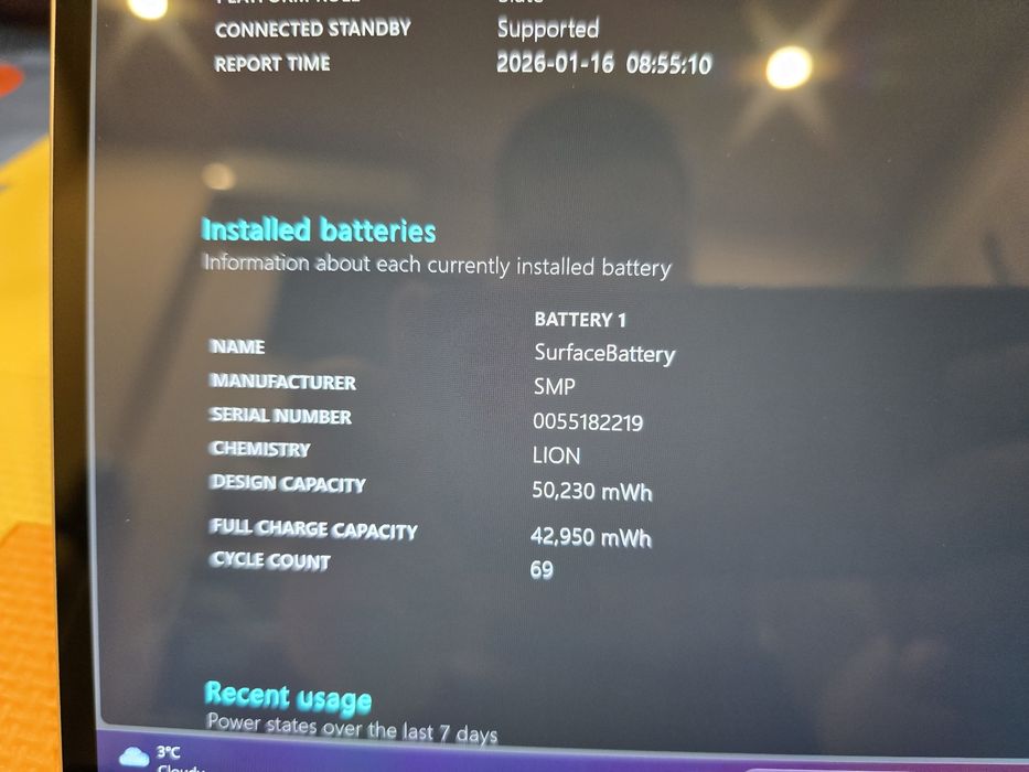 Microsoft Surface Pro 8 / i7-11th/ 16GB Ram / 256 SSD