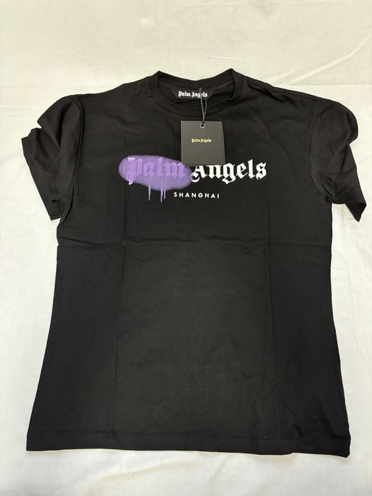 Tricou Palm Angels “Shang Hai”, marimea M, ideal pentru un cadou”
