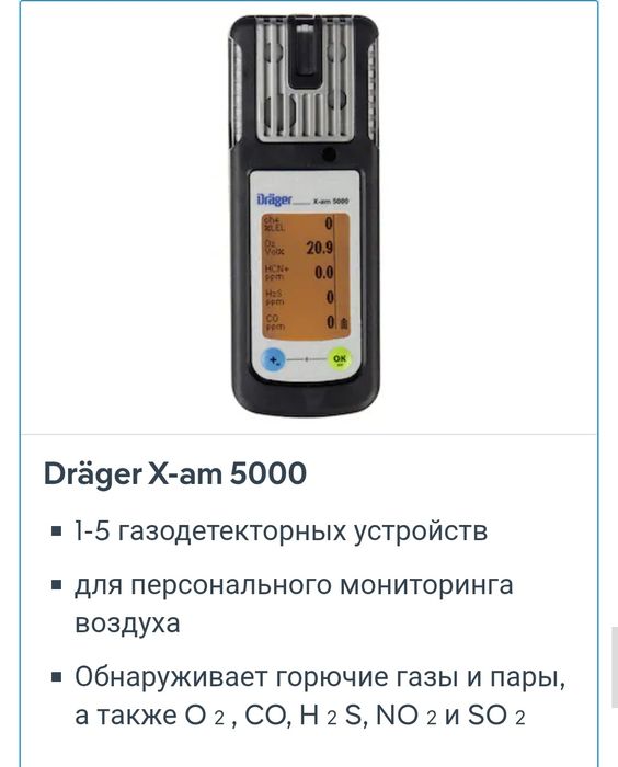 Газоанализатор Drager X am 2000 / 2500 / 5000
