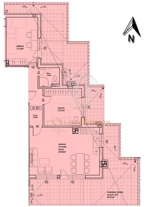 Продава се Тристаен апартамент в София, Център - 166 кв.м за 1013 €/кв.м - Снимка #1