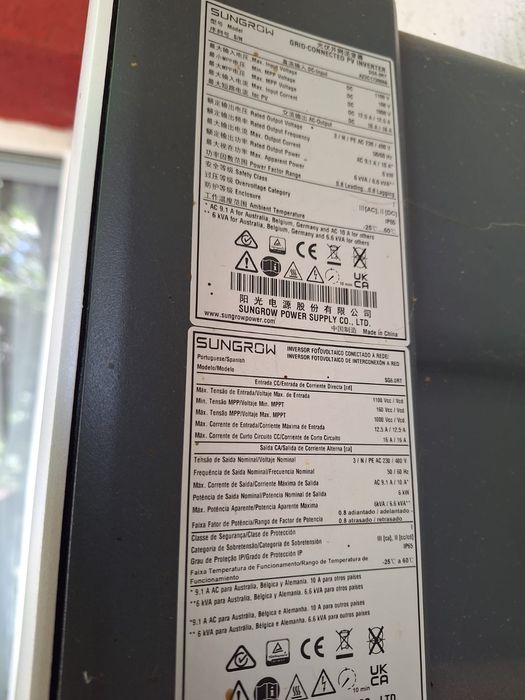 Invertor fotovoltaic Sungrow 6kW trifazic
