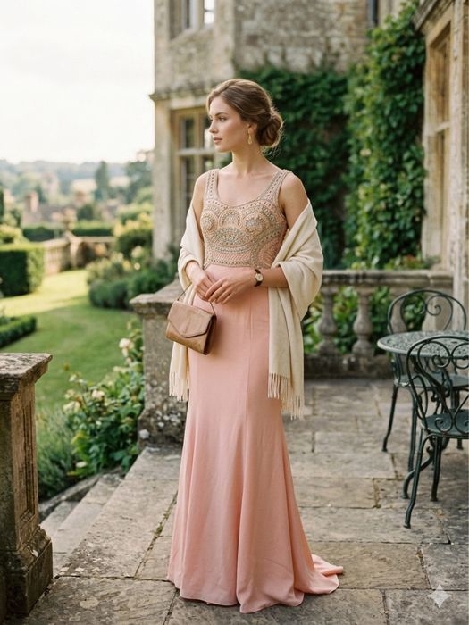 Нежное вечернее платье