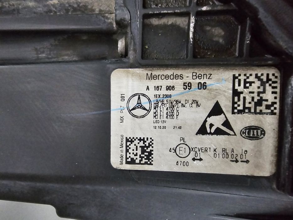 Far stanga led multibeam Mercedes GLE W167 dupa 2019 cod A1679065906