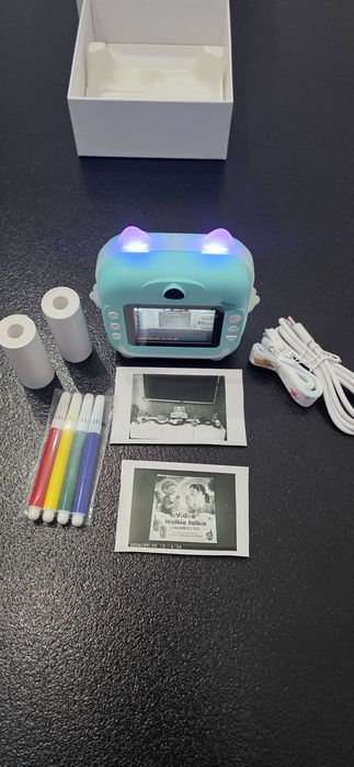 Aparat foto jucarie functie printare poze camera foto copii Nou