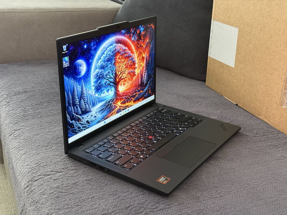 НОВ Лаптоп 14.5’ 2.8K  OLED Touch 120HZ Ryzen AI 7 Pro 350 64GB DDR5 Lenovo Thinkpad P14s Gen6 Radeon 860M 1TB SSD