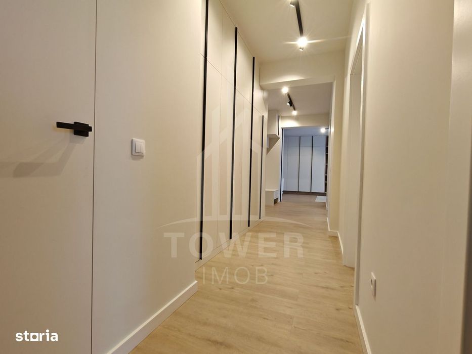 Apartament prima inchiriere cu 3 camere, nou, mobilat lux.