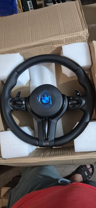 Volan nou bmw cu padele si airbag M f10,f30, f25, f11 f01,e90,e70,e71,