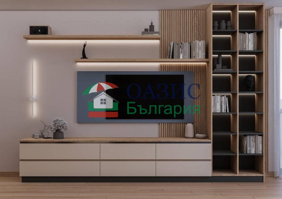 3-стаен апартамент на 2-ри етаж, комплекс Доменико, Свети Влас, България - 107,22 кв. м.,