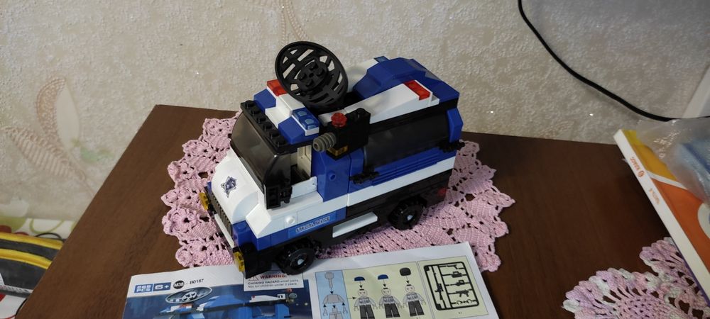 Детский конструктор полицейский спецназ