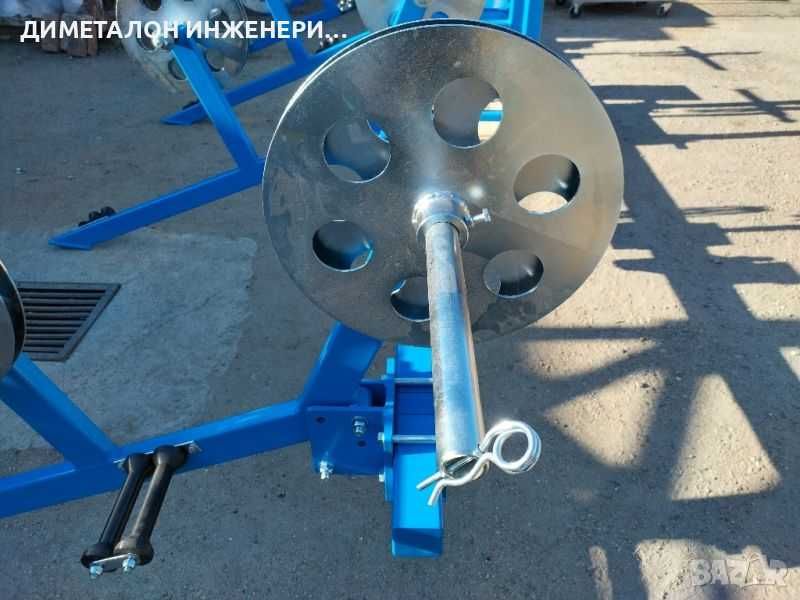 Машина за полагане на капков маркуч за царевица и д-р. култури