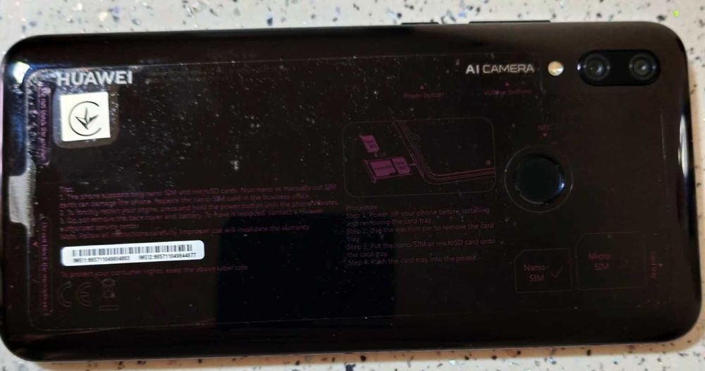 Telefon mobil Huawei P Smart (2019), Dual SIM, 64GB, 4G, Black