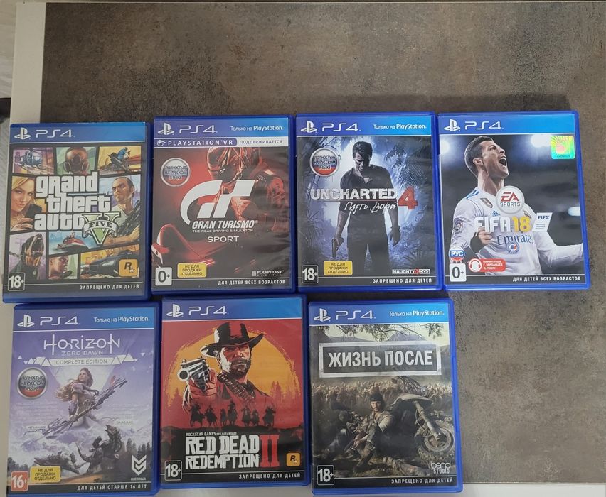 PS 4 игровая консоль