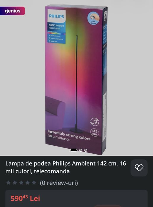 Lampa ambientala philips