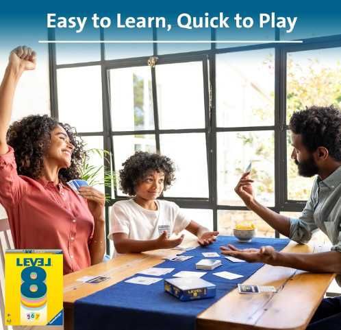 Настолна игра Ravensburger Level 8 Card Game, италианска версия