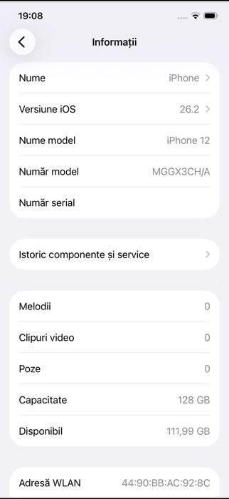 Placa de baza iPhone 12 128GB