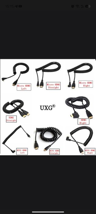 HDMI shnurlar Canon 6d,6d mar2 80. 90 Canon aparatlar uchun