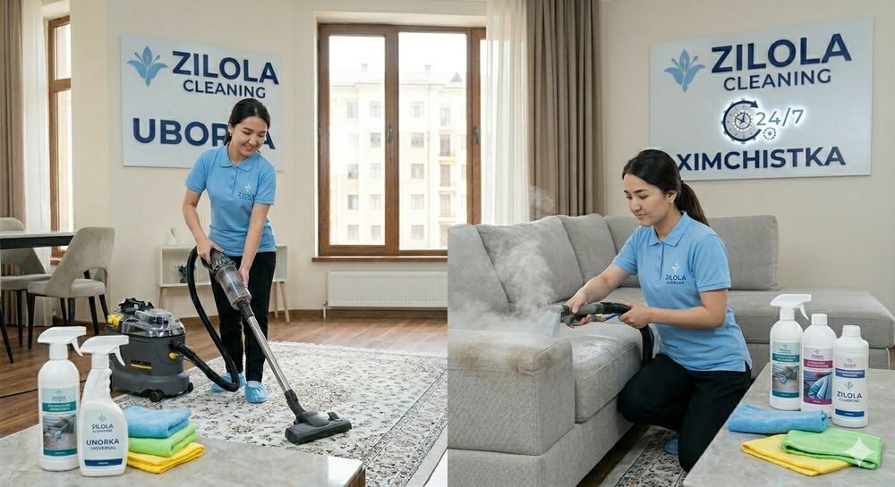 Уборка квартир, домов и офис  миробод 24/7химчистка Tozalash xizmati