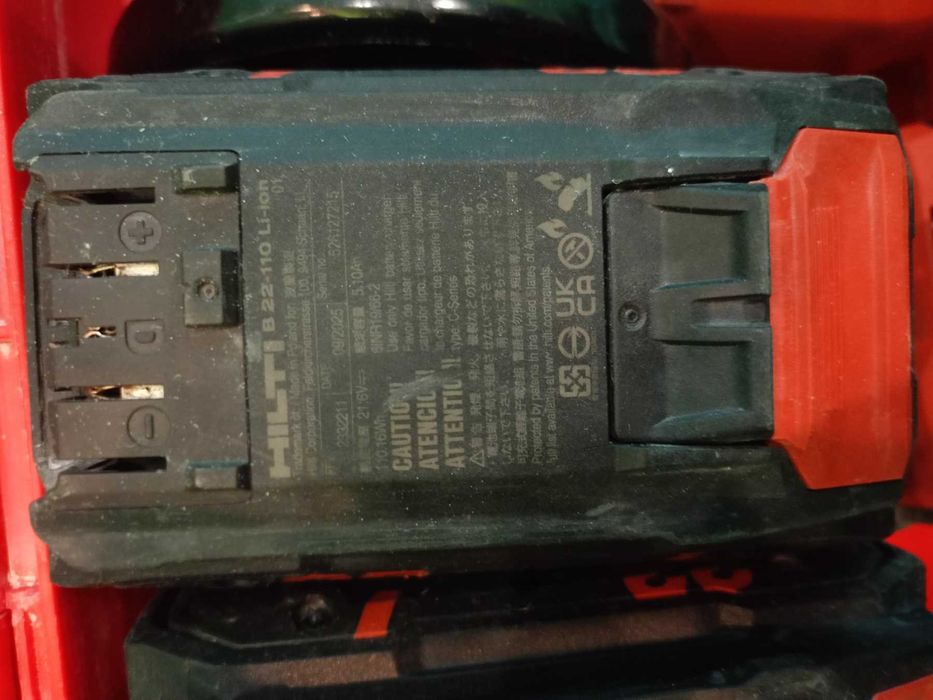 HILTI NURON акумулаторен ъглошлайф, винтоверт, перфоратор, саблен трион, зарядни и батерии  от новата серия