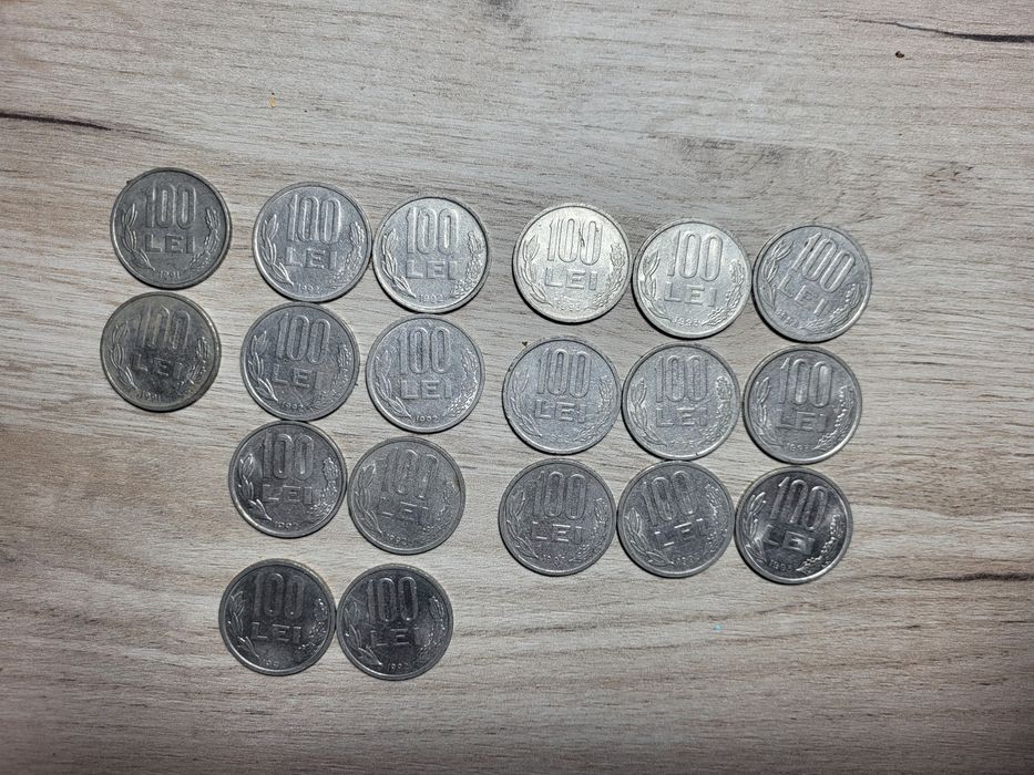 Monede 100 lei Mihai Viteazu 1991 - 1995