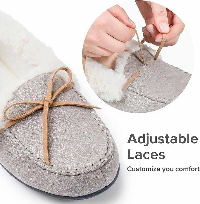 Дамски чехли с блясък RockDove. 40 номер. Светло сиво. Стелка 25 см