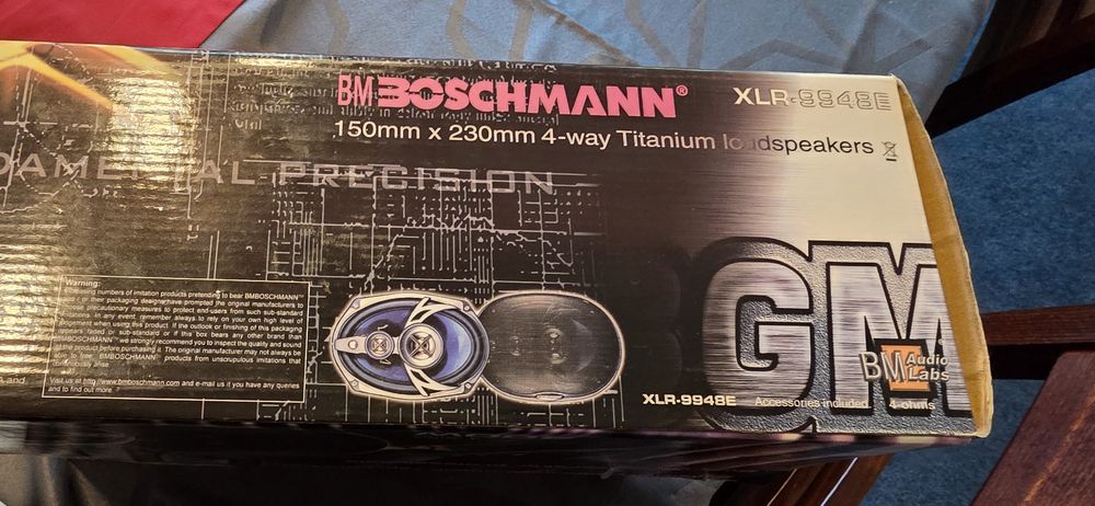 Boxe Boschmann 2 buc nou 400W