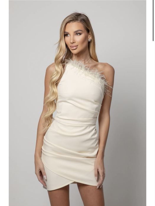 Рокля Denizzia екрю С размер