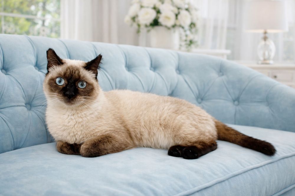 Отдам кошечку СИМУ. стерилизована