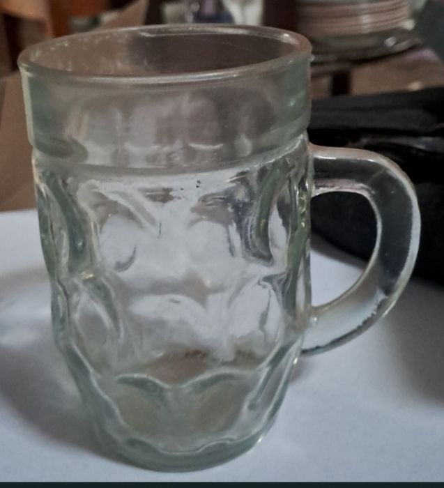 Cana de sticla transparenta