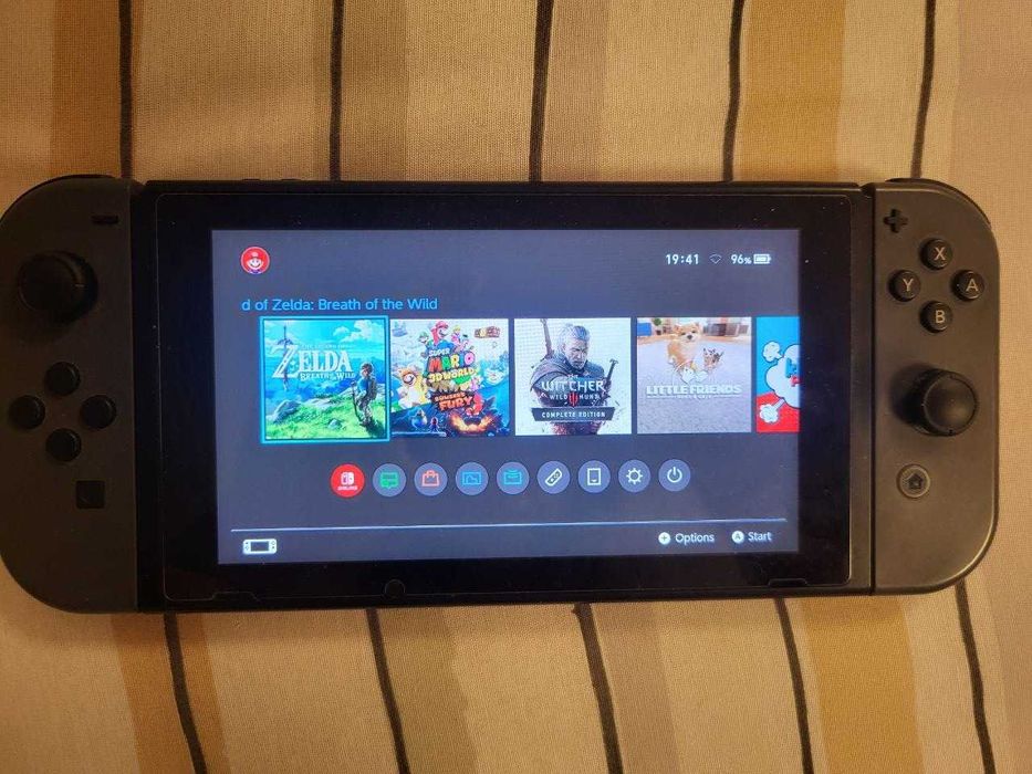 Nintendo Switch OLED modat full box card 512 GB cu 59 jocuri