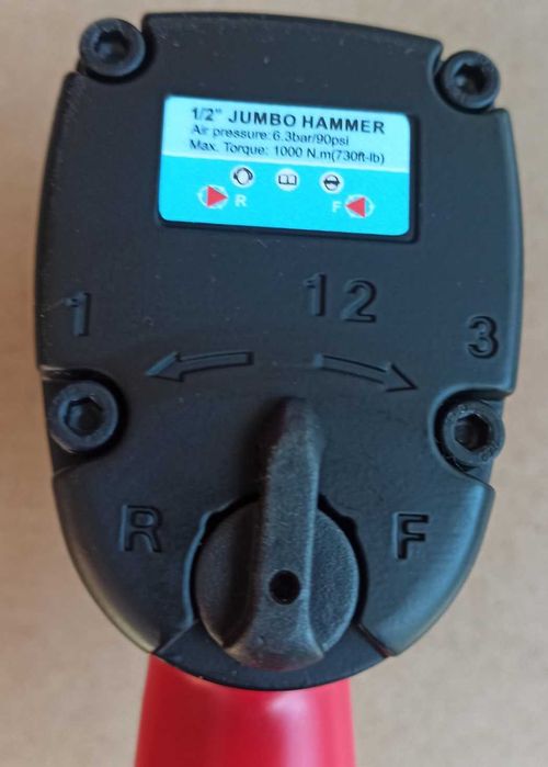 Пневматичен Професионален Гайковерт 1/2″ 1000Nm екстра компактен