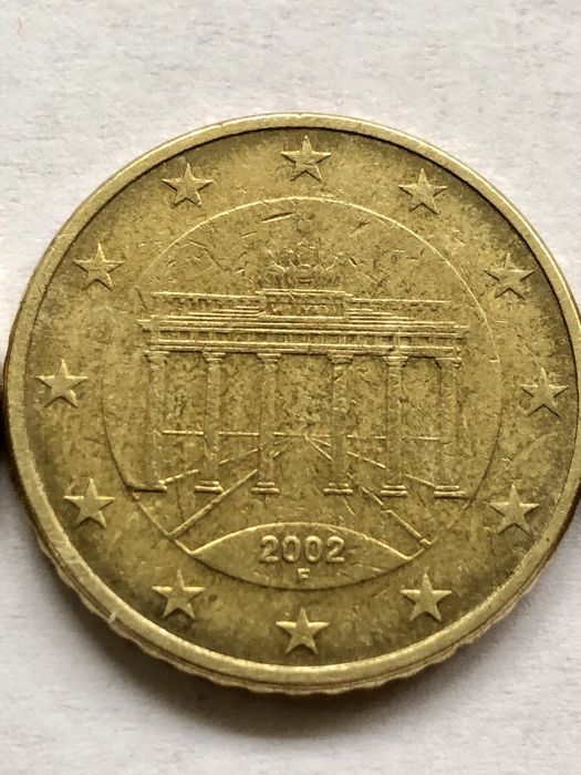 1€ , 0,50€ ,0,20€ емисия 2002 г. Германия