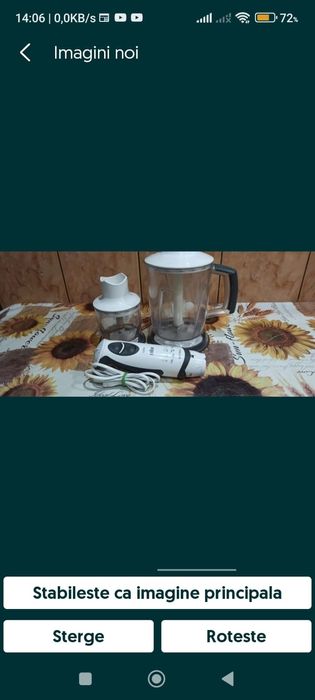 Storcaltor fructe și legume Bosch , blender Braun și Philips