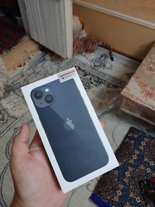 Iphone 13 midhmayt yomkist 89 vakum telefon 128gb + kabel